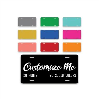 Sesuaikan Plat Lesen Pesawat Diperibadikan