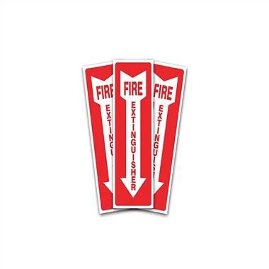 Tanda Keselamatan Anak Panah Pemadam Api