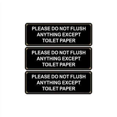 Tolong Jangan Siram Tanda Kertas